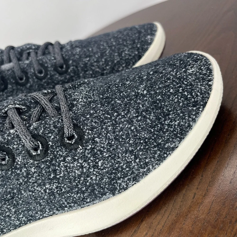 Allbirds‎ Wool Runners Mizzle Shoes Women's 7 Gray Comfort Low Sneakers 1019 NV1